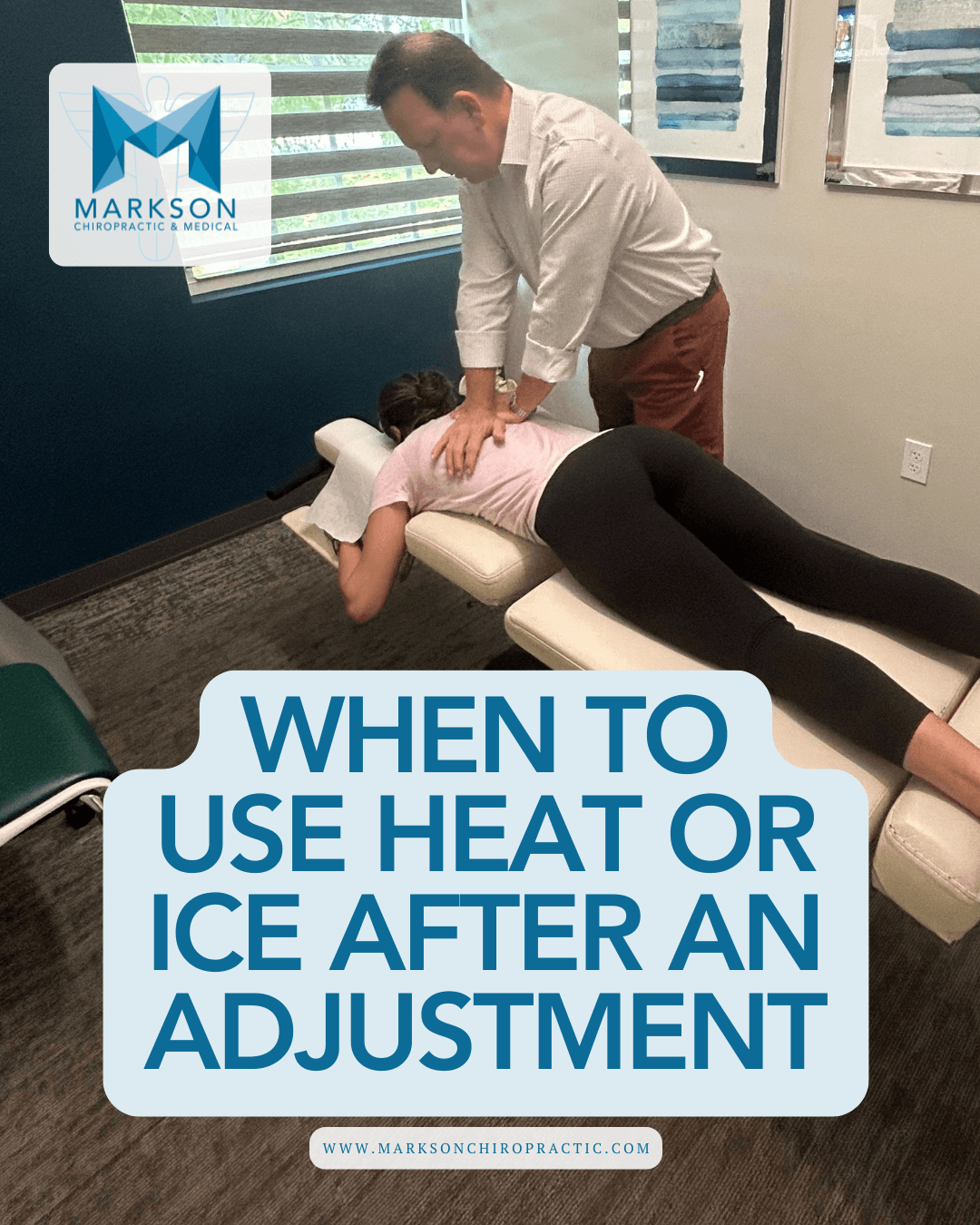 When to Use Heat or Ice After an Adjustment