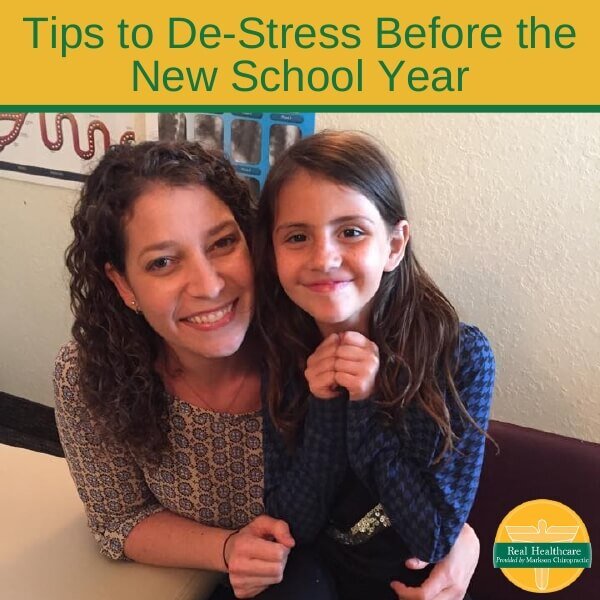 Tips to De-Stress Before New School Year