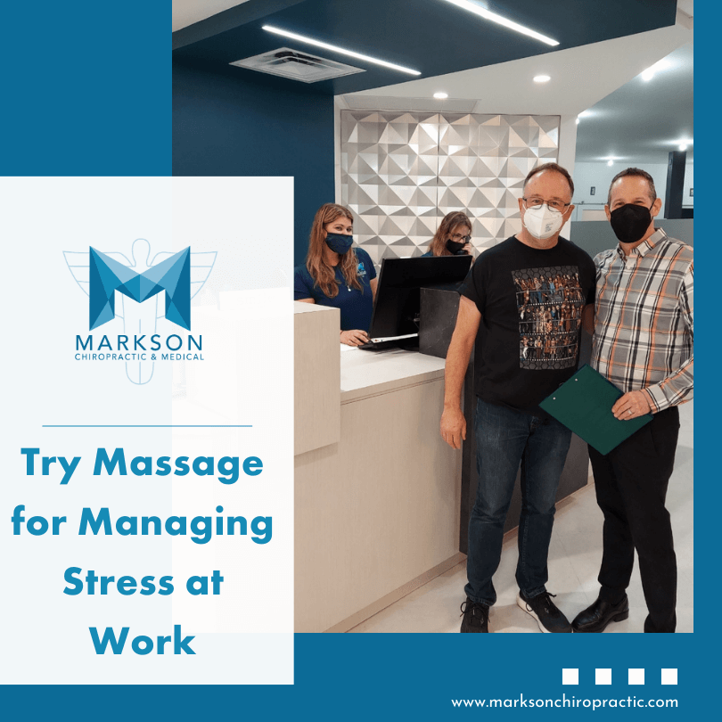 Try Massage for Managing Stress at Work